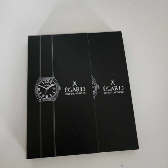 EUC Egard Sapphire Water Resistance with Stainless Steel and Leather - Picture 8 of 8